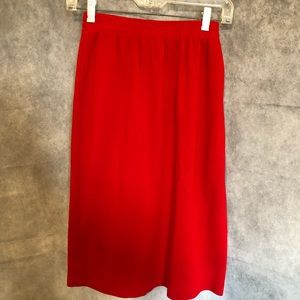 Festive Red Skirt